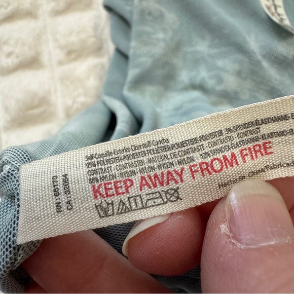 Free People Intimately Small Night Rhythm Corset Bodysuit Top Sage Green Floral - Picture 9 of 9